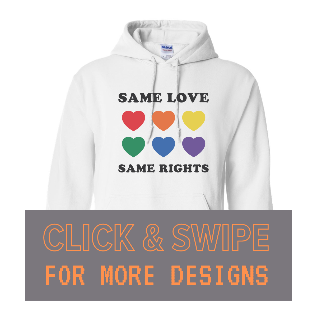 ADULT Unisex Hoodie PRIDE MONTH Custom Design