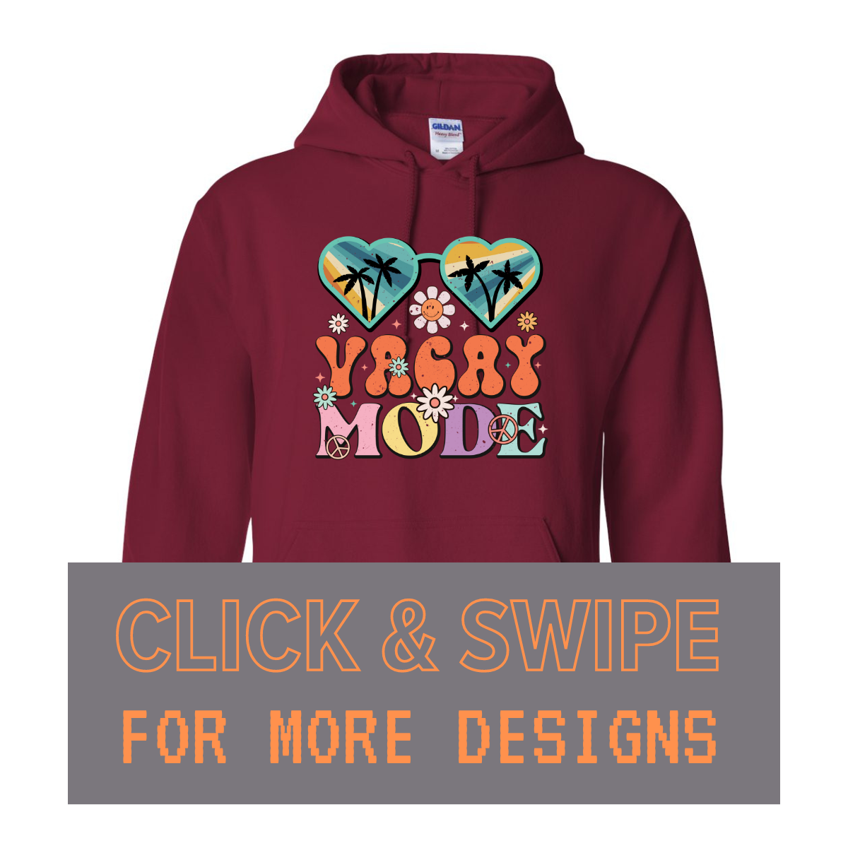 ADULT Unisex Hoodie SUMMER Custom Design