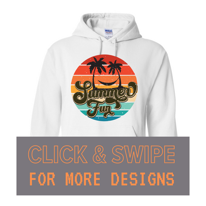 ADULT Unisex Hoodie SUMMER Custom Design