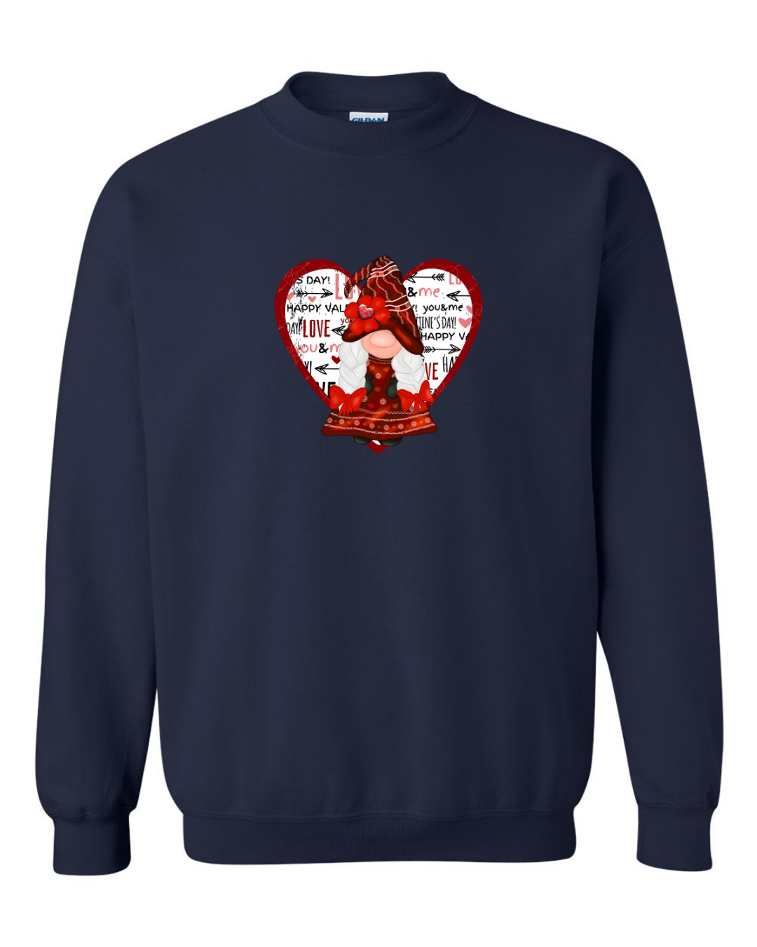 ADULT Unisex Sweatshirt VALENTINE'S DAY Custom Design