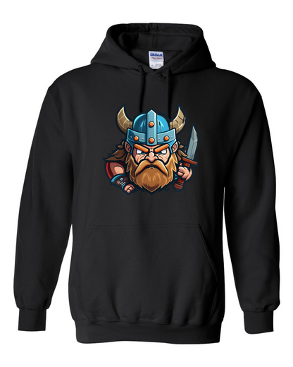 ADULT Unisex Hoodie VIKING Custom Design