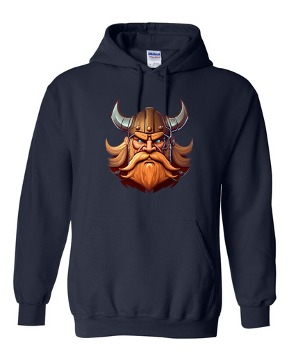 ADULT Unisex Hoodie VIKING Custom Design