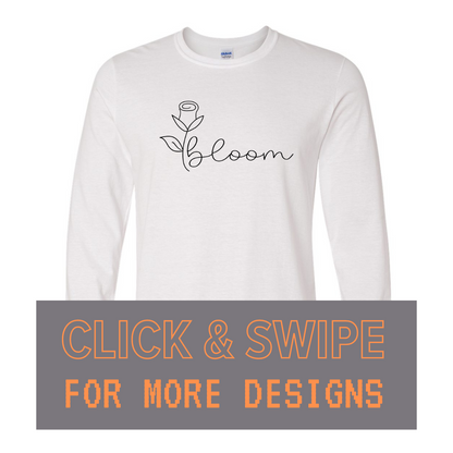 ADULT Unisex Long Sleeve T-Shirt SPRING Custom Design