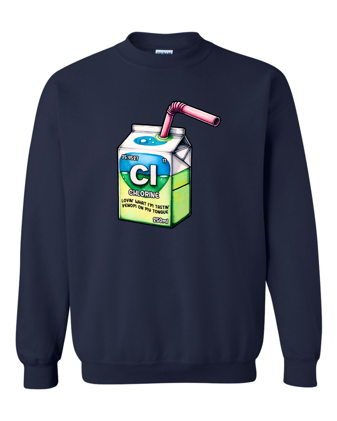 ADULT Unisex Sweatshirt CHEMISTRY Custom Design