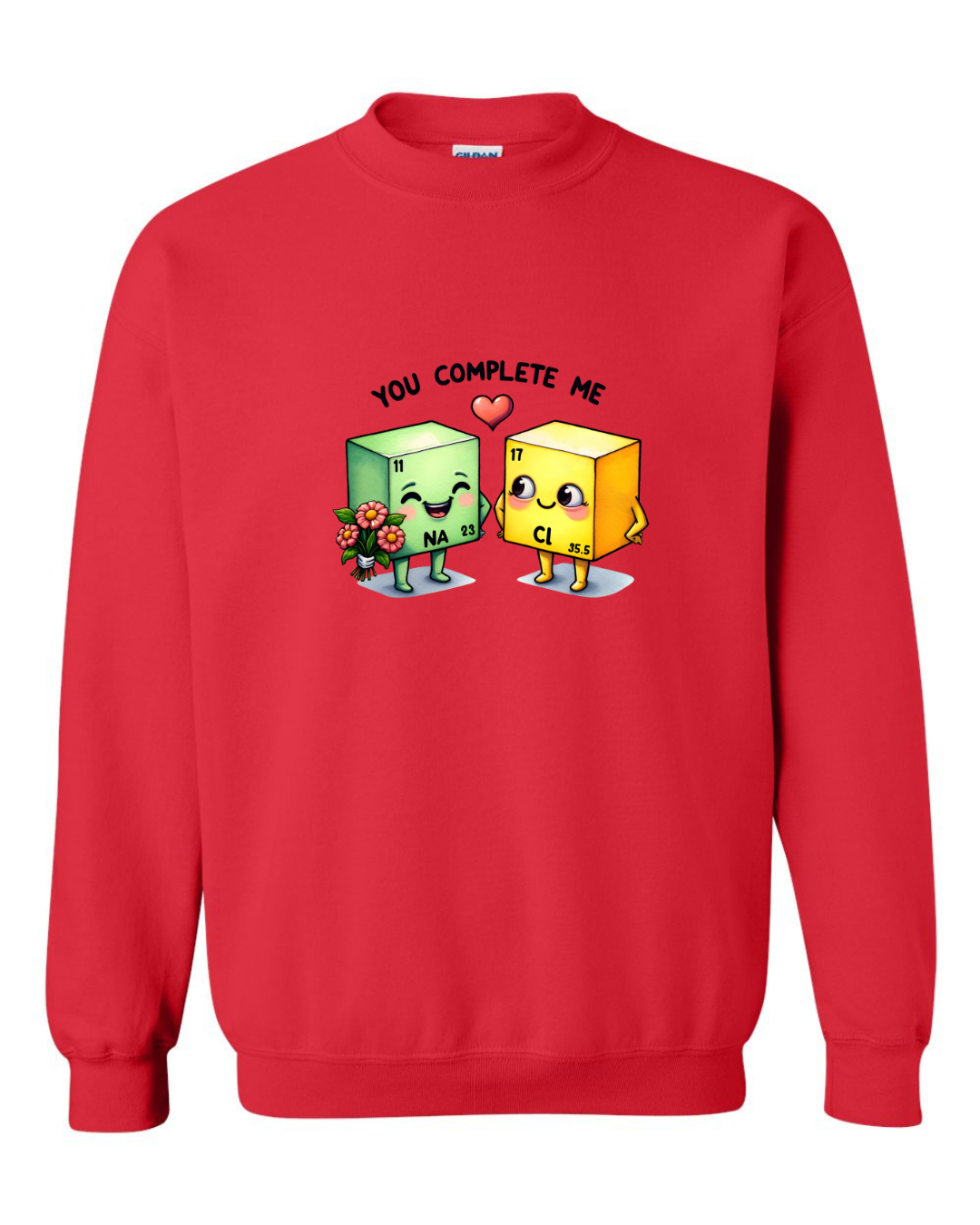 ADULT Unisex Sweatshirt CHEMISTRY Custom Design