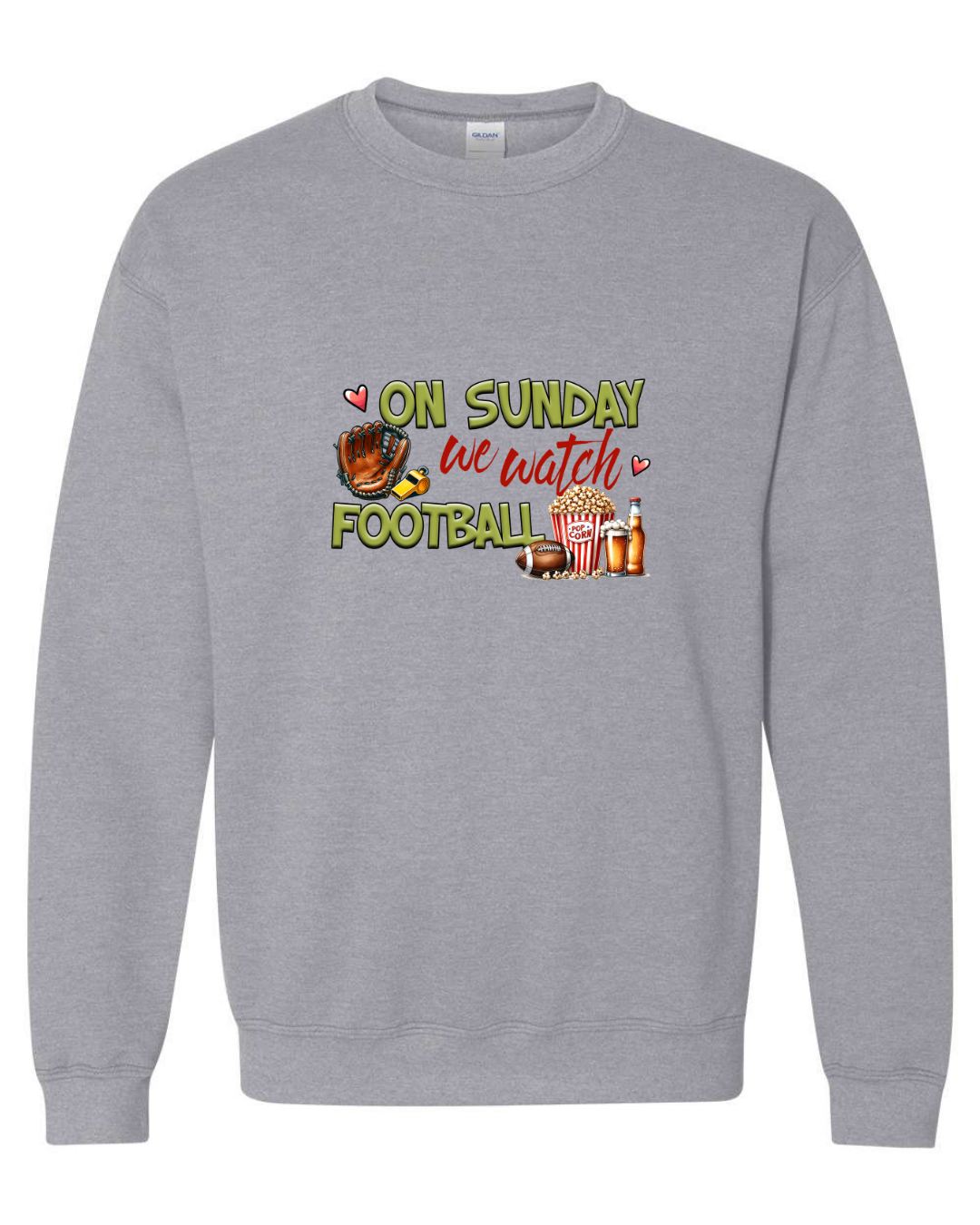 ADULT Unisex Sweatshirt FOOTBALL SUPER BOWL Custom Design