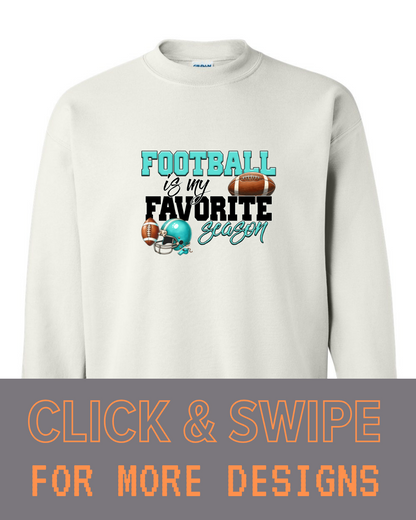 ADULT Unisex Sweatshirt FOOTBALL SUPER BOWL Custom Design