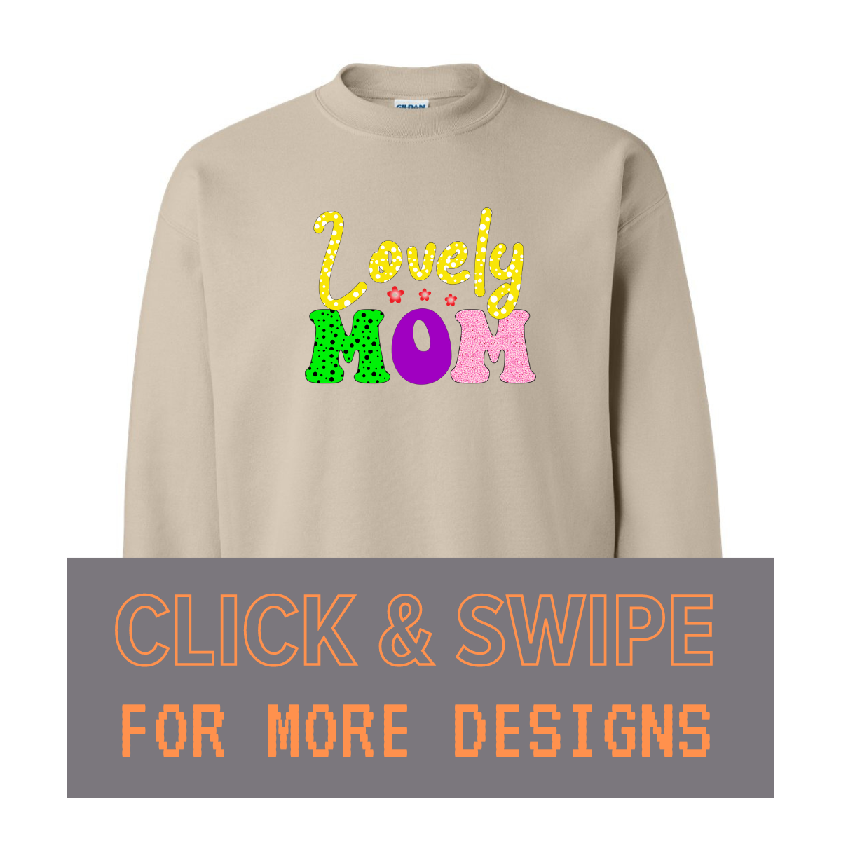 ADULT Unisex Sweatshirt MOM MOTHER'S DAY Custom Design