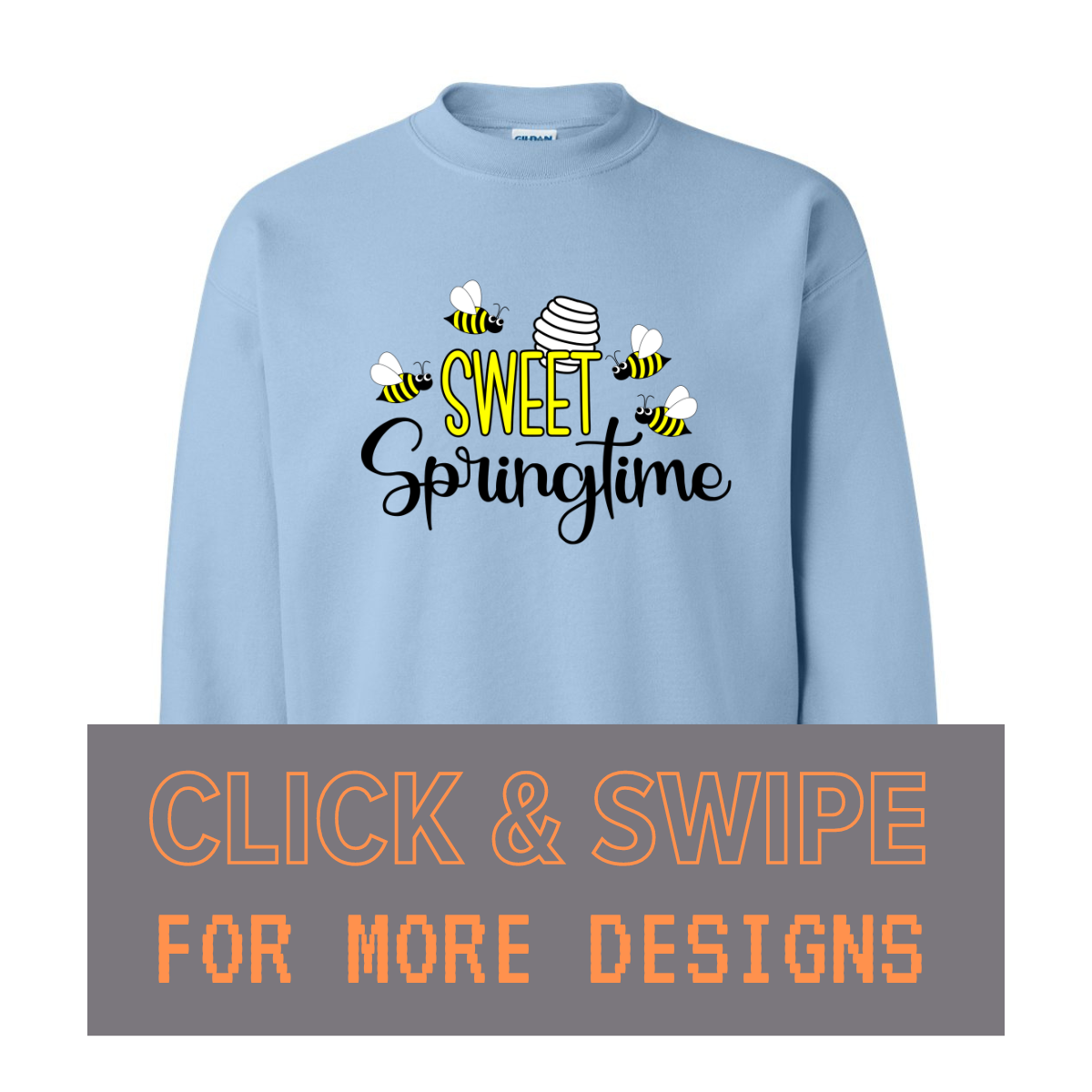 ADULT Unisex Sweatshirt SPRING Custom Design