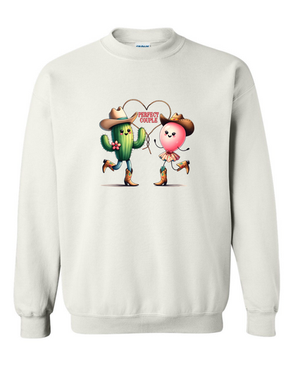 ADULT Unisex Sweatshirt VALENTINE'S DAY FOOD COUPLE Custom Design