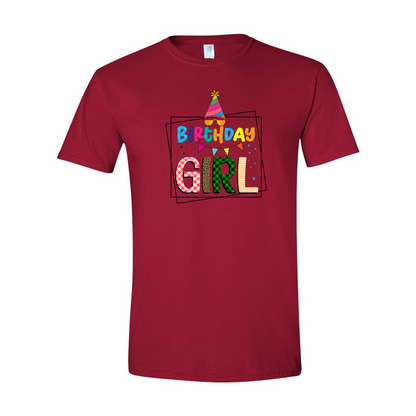 ADULT Unisex T-Shirt BIRA003 BIRTHDAY GIRL