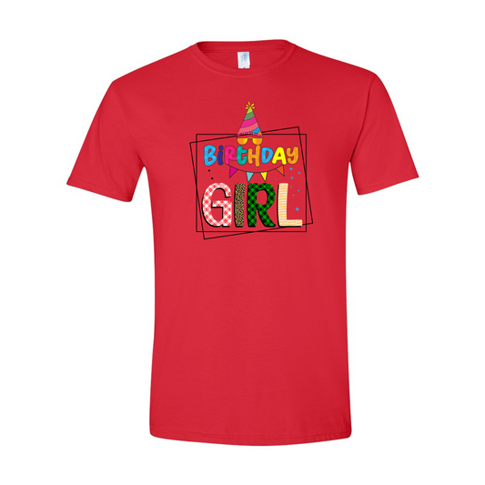 ADULT Unisex T-Shirt BIRA003 BIRTHDAY GIRL