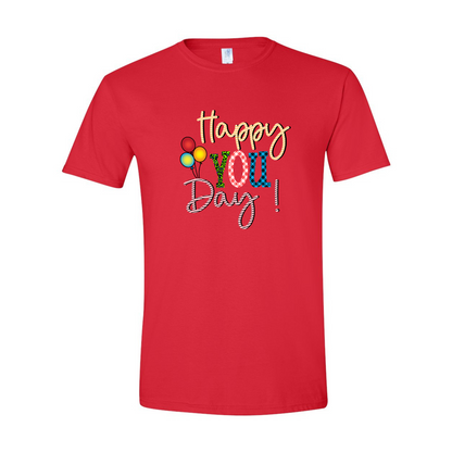 ADULT Unisex T-Shirt BIRA008 HAPPY YOU DAY