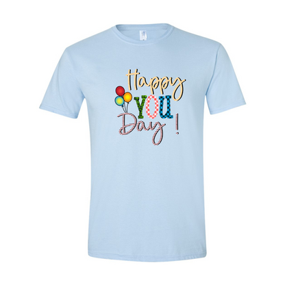 ADULT Unisex T-Shirt BIRA008 HAPPY YOU DAY