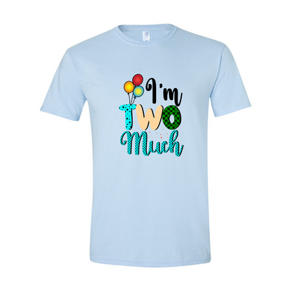 ADULT Unisex T-Shirt BIRA011 I'M TWO MUCH