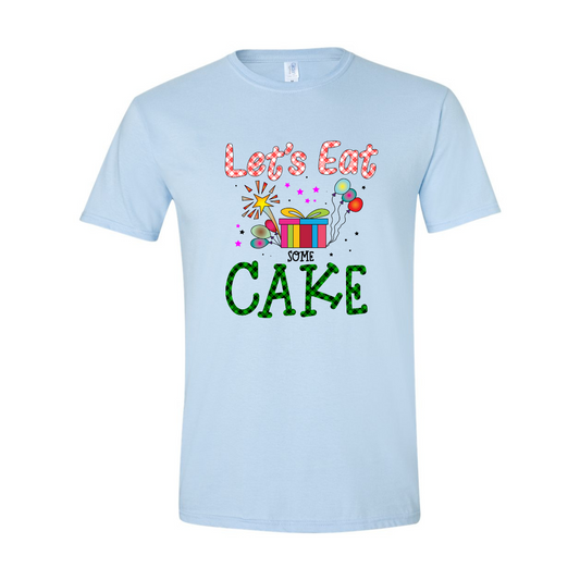 ADULT Unisex T-Shirt BIRA013 LET'S EAT SOME CAKE