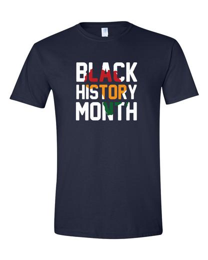 ADULT Unisex T-Shirt BLACK HISTORY MONTH Custom Design