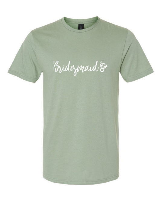 ADULT Unisex T-Shirt BBWB008 BRIDESMAID