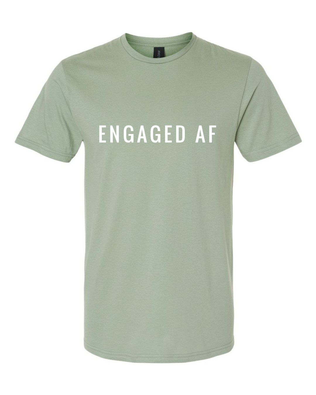 ADULT Unisex T-Shirt BBWB011 ENGAGED AF