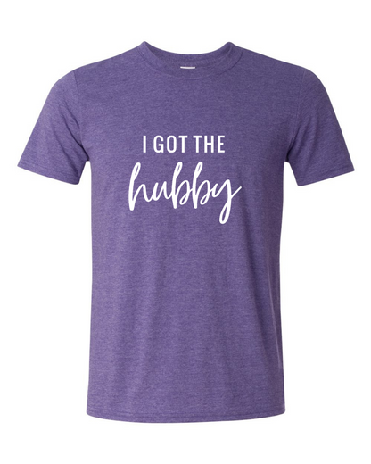 ADULT Unisex T-Shirt BBWB015 I GOT THE HUBBY