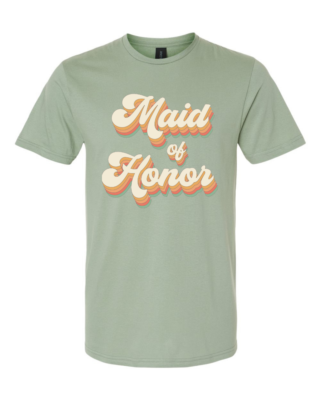 ADULT Unisex T-Shirt BBWA016 MAID OF HONOR