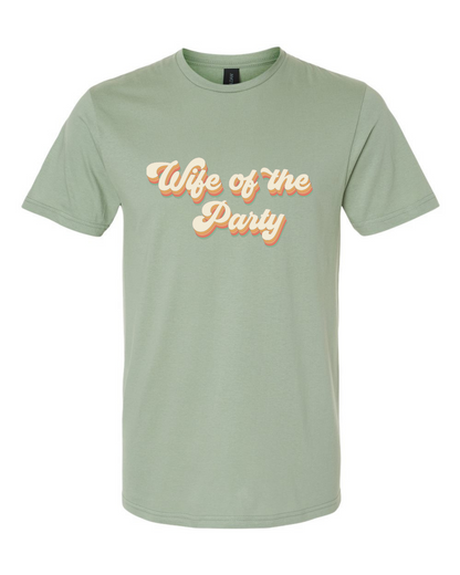 ADULT Unisex T-Shirt BBWA025 WIFE OF THE PARTY