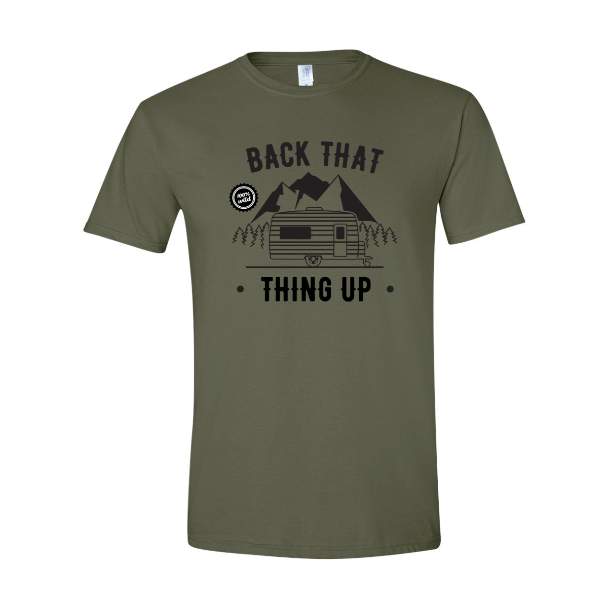 ADULT Unisex T-Shirt CAMA005 BACK THAT THING UP