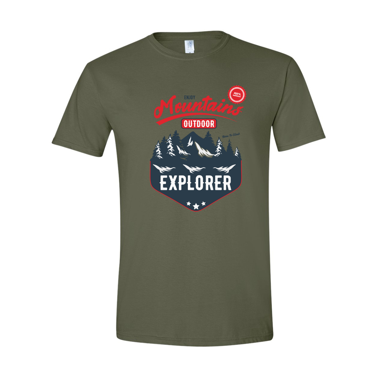 ADULT Unisex T-Shirt CAMA013 ENJOY MOUNTAINS