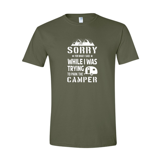 ADULT Unisex T-Shirt CAMA037 SORRY FOR WHAT I'VE SAID