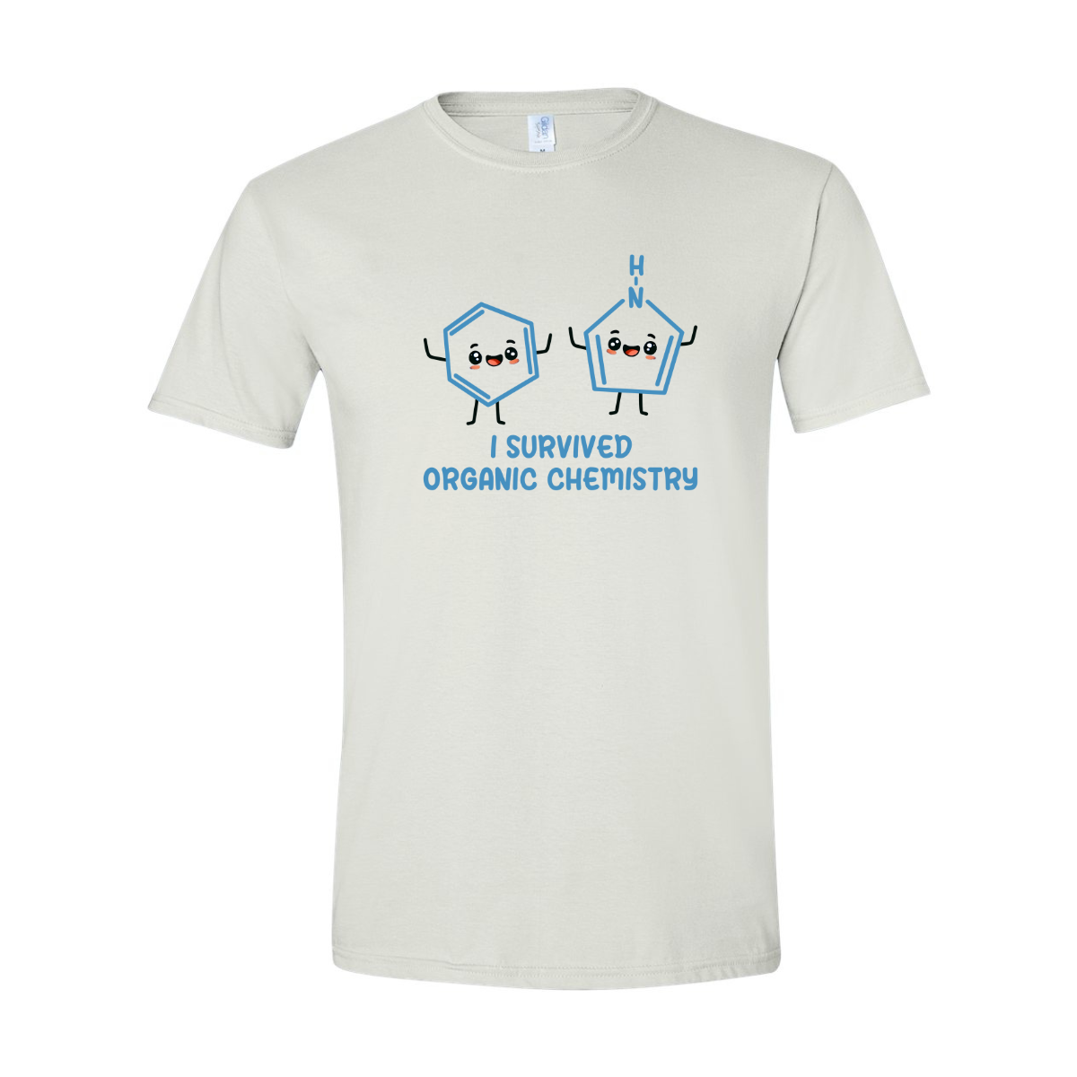 ADULT Unisex T-Shirt CHEA015 I SURVIVED ORGANIC CHEMISTRY