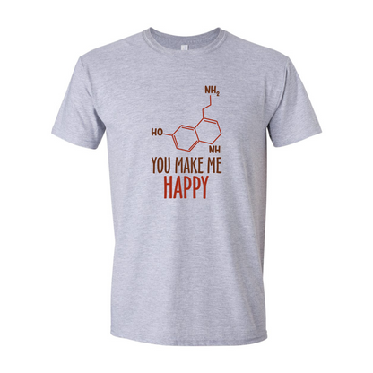 ADULT Unisex T-Shirt CHEA018 SEROTONIN YOU MAKE ME HAPPY