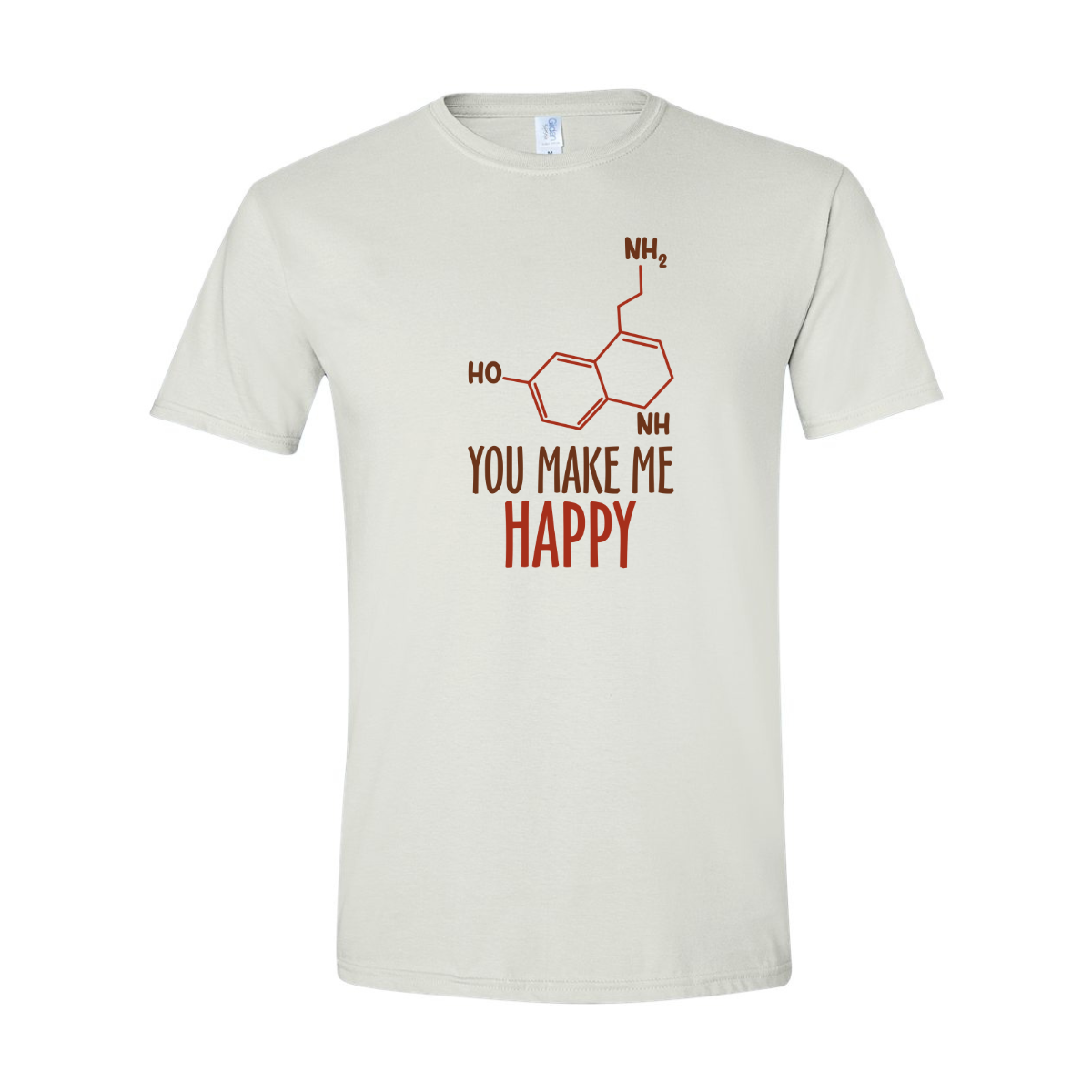 ADULT Unisex T-Shirt CHEA018 SEROTONIN YOU MAKE ME HAPPY