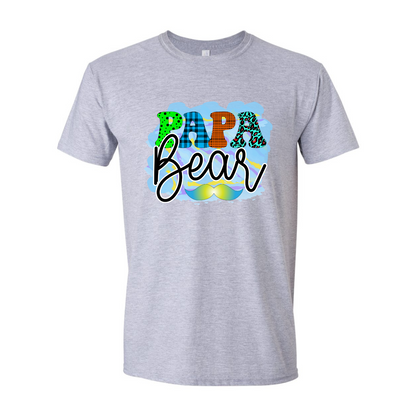 ADULT Unisex T-Shirt DADA017 PAPA BEAR