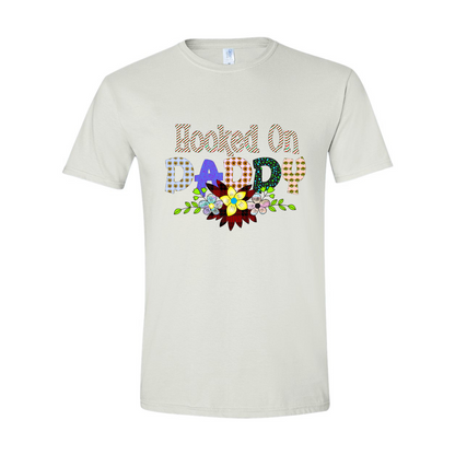 ADULT Unisex T-Shirt DADB008 HOOKED ON DADDY