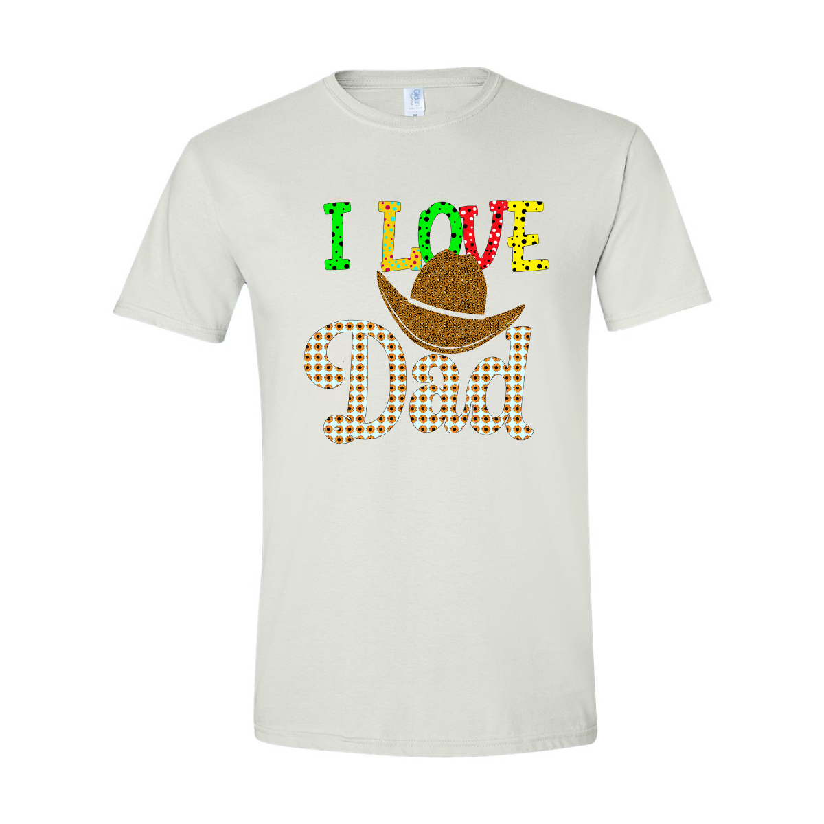 ADULT Unisex T-Shirt DADB009 I LOVE DAD