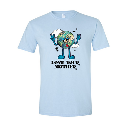 ADULT Unisex T-Shirt EDAA012 LOVE YOUR MOTHER EARTH