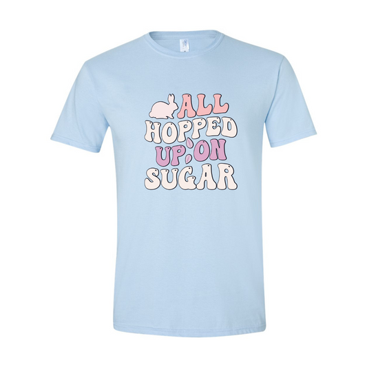 ADULT Unisex T-Shirt EASA001 ALL HOPPED UP ON SUGAR