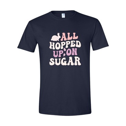 ADULT Unisex T-Shirt EASA001 ALL HOPPED UP ON SUGAR