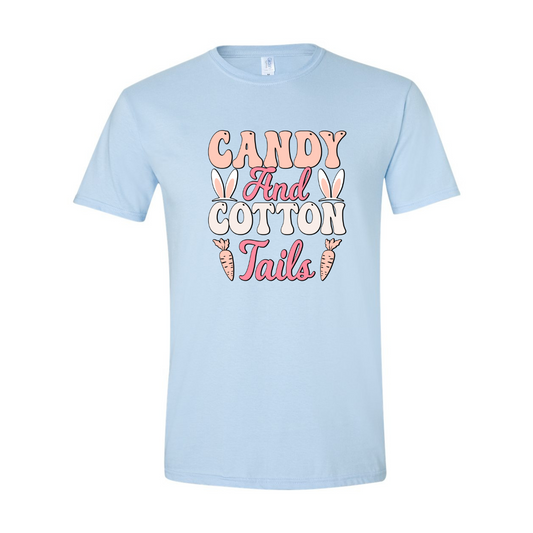 ADULT Unisex T-Shirt EASA004 CANDY AND COTTON TAILS