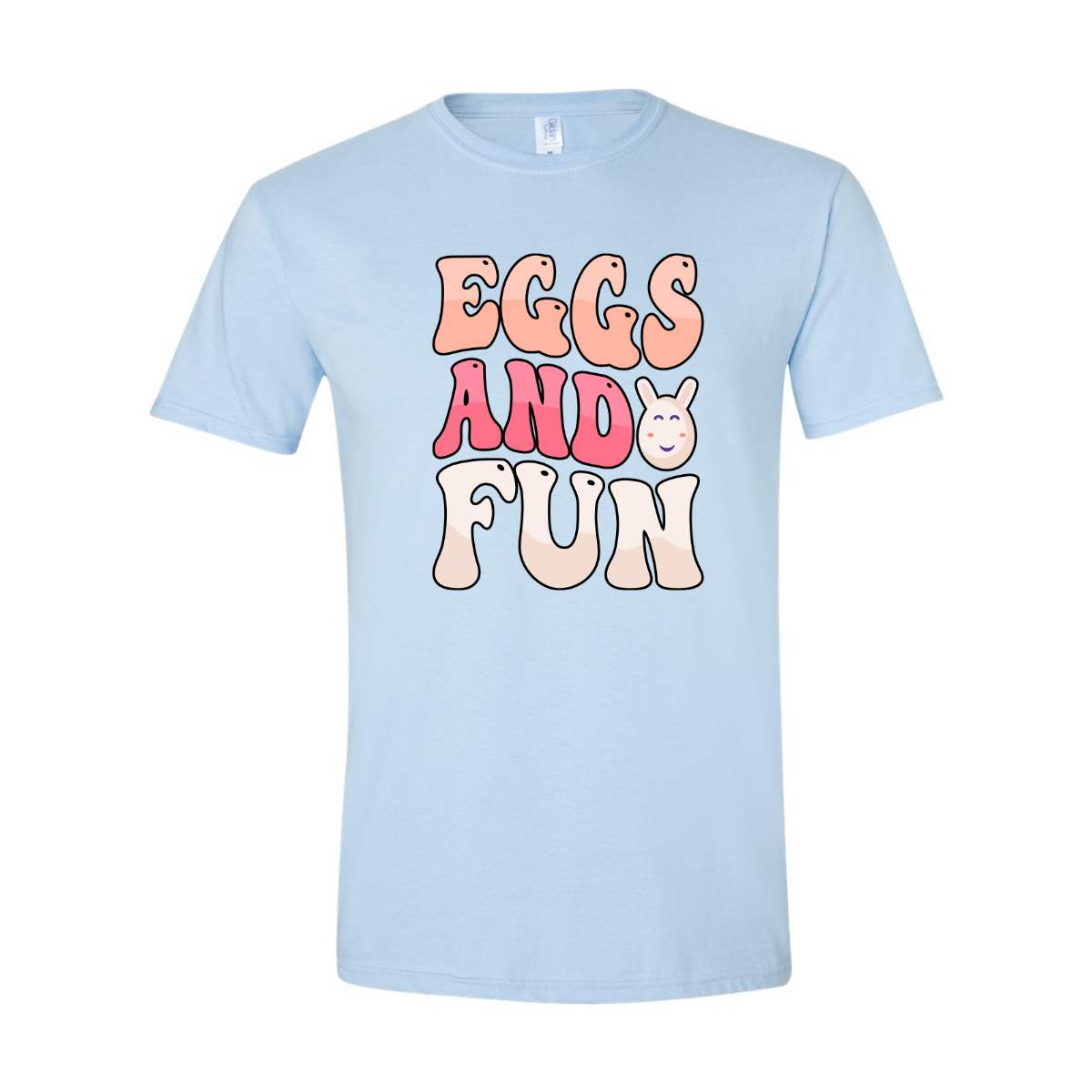 ADULT Unisex T-Shirt EASA010 EGGS AND FUN