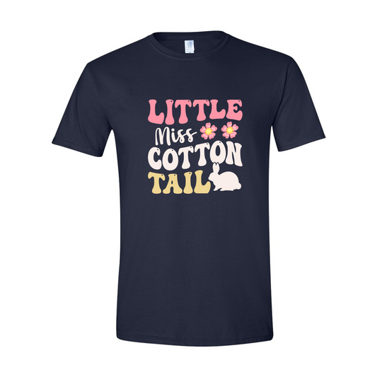 ADULT Unisex T-Shirt EASA019 LITTLE MISS COTTON TAIL