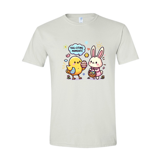 ADULT Unisex T-Shirt EASB015 EGG-CITING MOMENTS