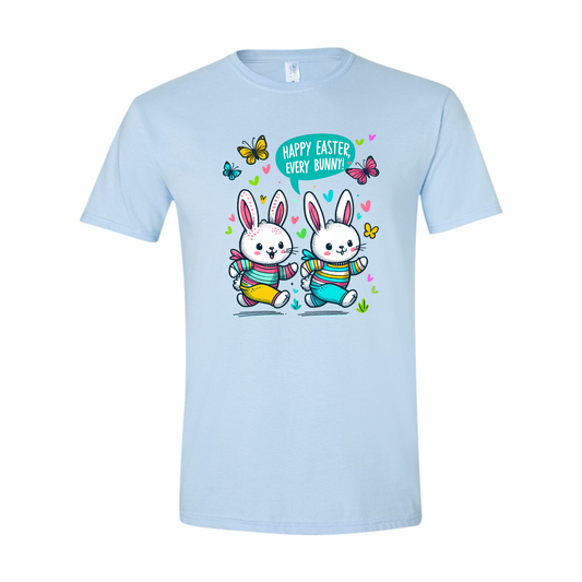 ADULT Unisex T-Shirt EASB026 HAPPY EASTER EVERY BUNNY