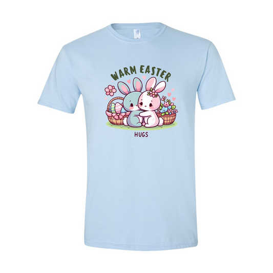 ADULT Unisex T-Shirt EASB035 WARM EASTER HUGS