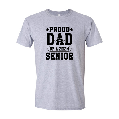 ADULT Unisex T-Shirt GRAA009 PROUD DAD OF A 2024 SENIOR