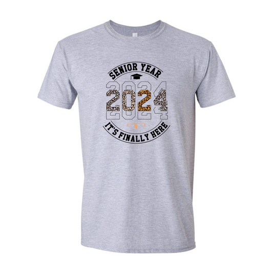 ADULT Unisex T-Shirt GRAA020 SENIOR YEAR 2024