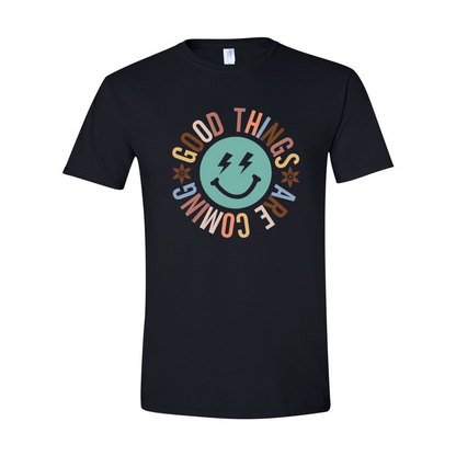 ADULT Unisex T-Shirt INSA008 GOOD THINGS ARE COMING