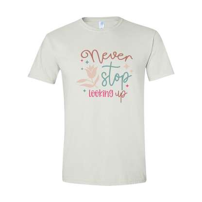 ADULT Unisex T-Shirt INSA010 NEVER STOP LOOKING UP