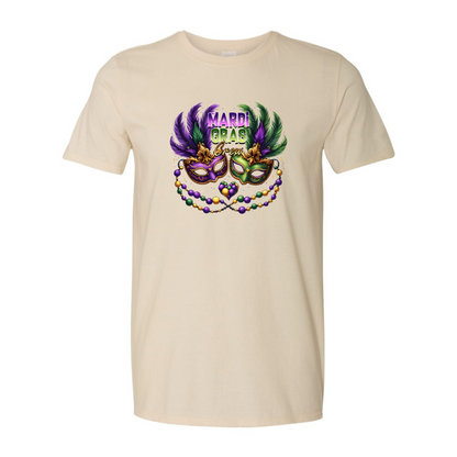 ADULT Unisex T-Shirt MGRA008 MARDI GRAS CREW