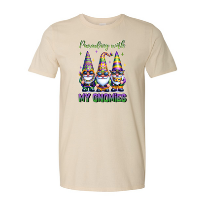 ADULT Unisex T-Shirt MGRA015 PARADING WITH GNOMIES